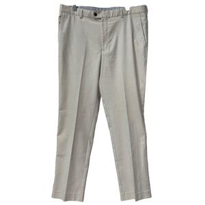 Peter Millar Men’s Crown Sport Flat Front Chino Pants  Sz 38x32‎